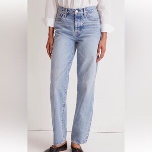 Madewell Low Slung Straight Jeans